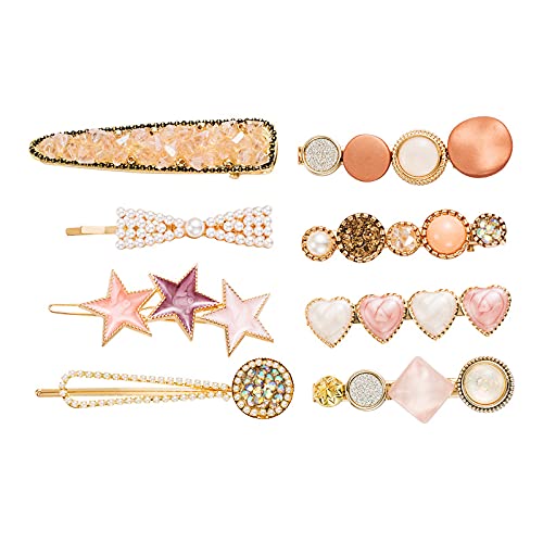 NGEL 8Pcs Macaron Hair Clip Fashion Hair Accessories Hair Pin Hair Clip Styling Hair Accessories For Women Girls - Image 1
