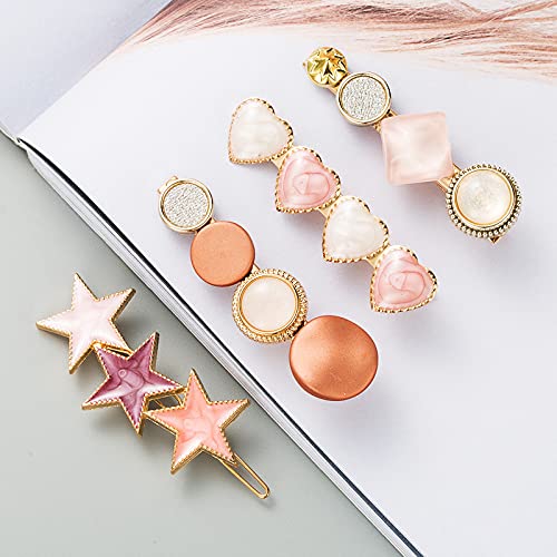 NGEL 8Pcs Macaron Hair Clip Fashion Hair Accessories Hair Pin Hair Clip Styling Hair Accessories For Women Girls - Image 5