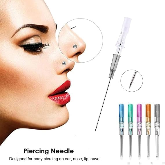 SHIELD PLUS 18G Pen Cannula Piercing Needles Tattoo Piercing Tool (10 Pcs) - Image 5
