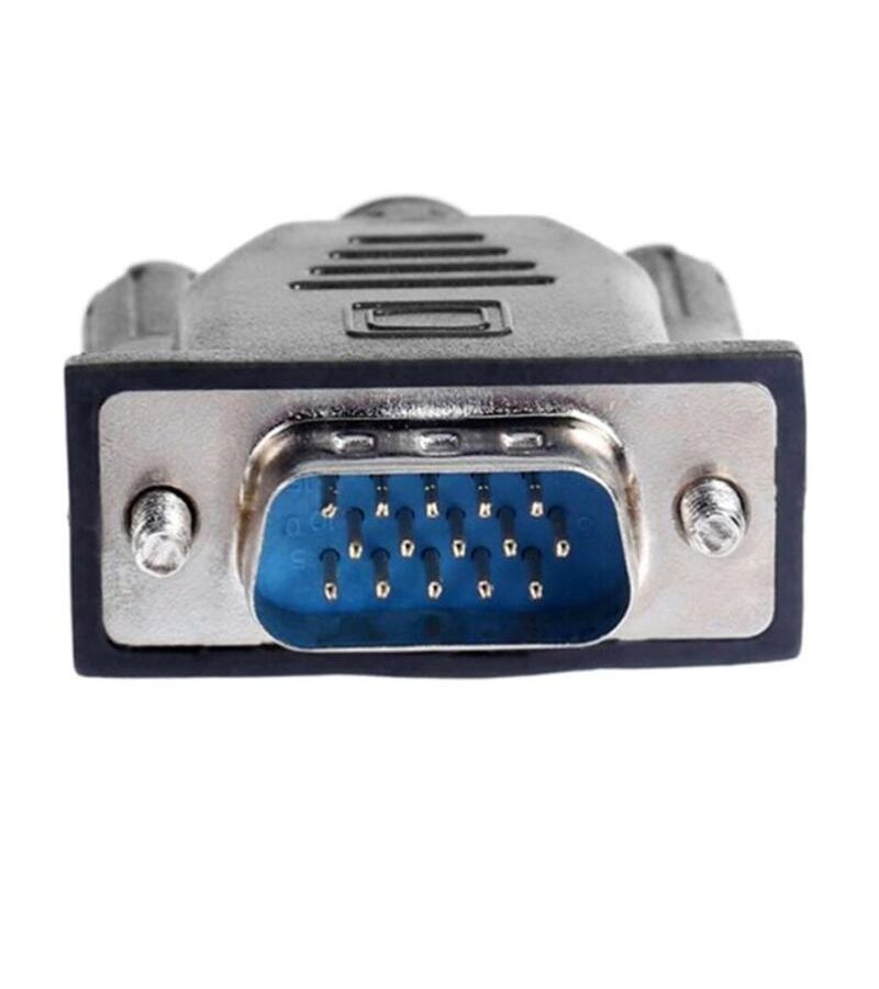Black Aluminum Alloy VGA Virtual Display Adapter HDTV Lock Screen Device Plug and Play Supports 1920x1080 Resolution Graphics Card Spoofer - Image 3