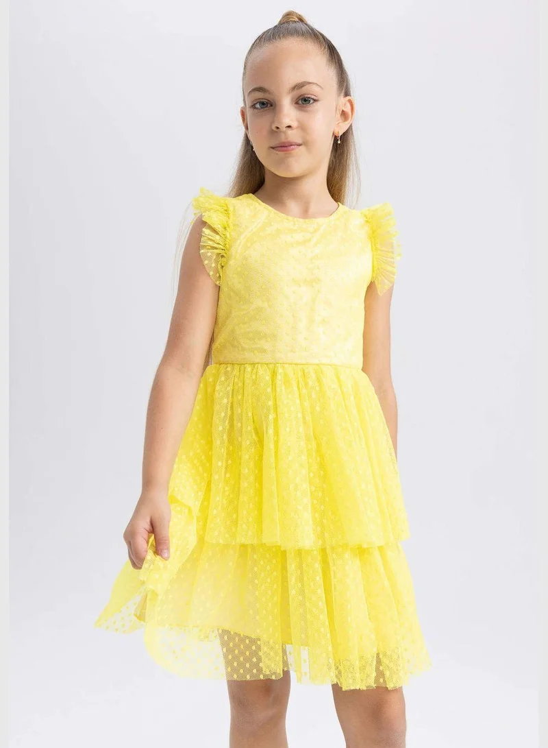 DeFacto Tiered Tulle Dress