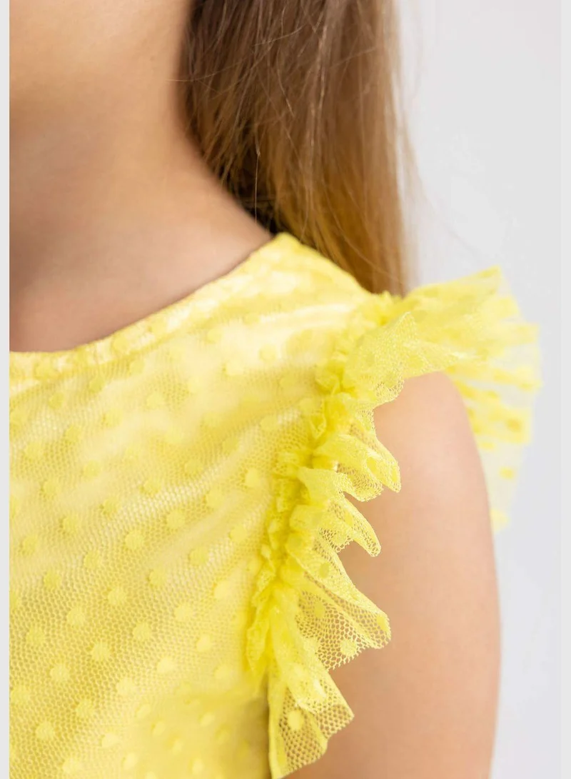 DeFacto Tiered Tulle Dress