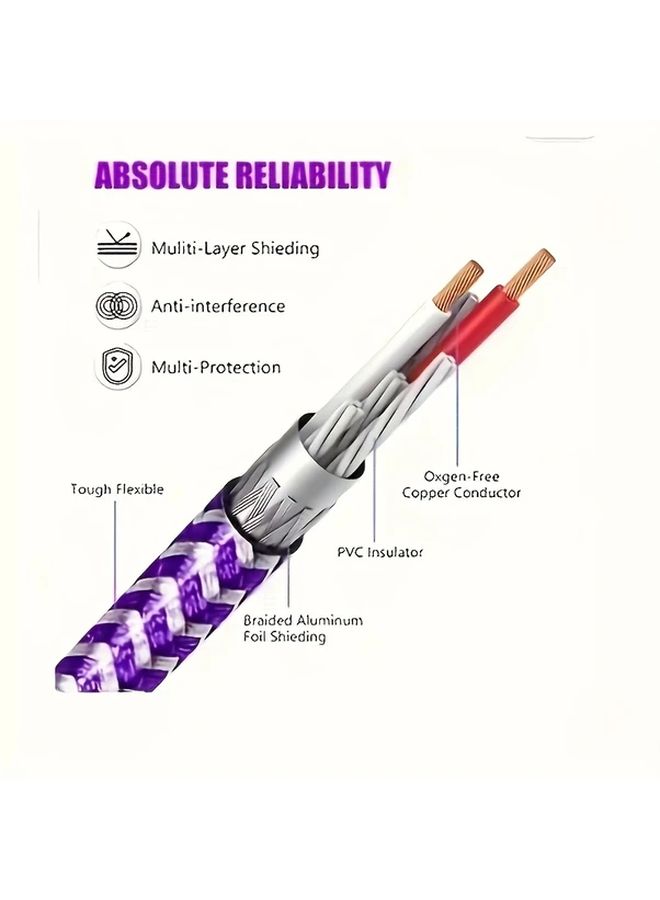 RCA Male To Female Extension Cable 39 37 Inch AV Coaxial 4 Pin Lily Head - Image 5