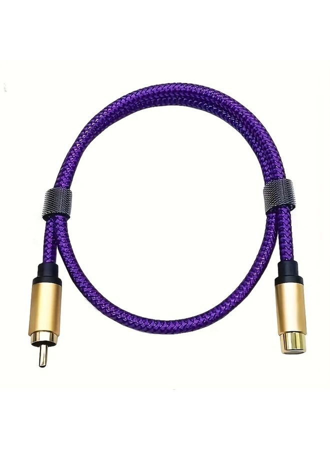 RCA Male To Female Extension Cable 39 37 Inch AV Coaxial 4 Pin Lily Head - Image 4