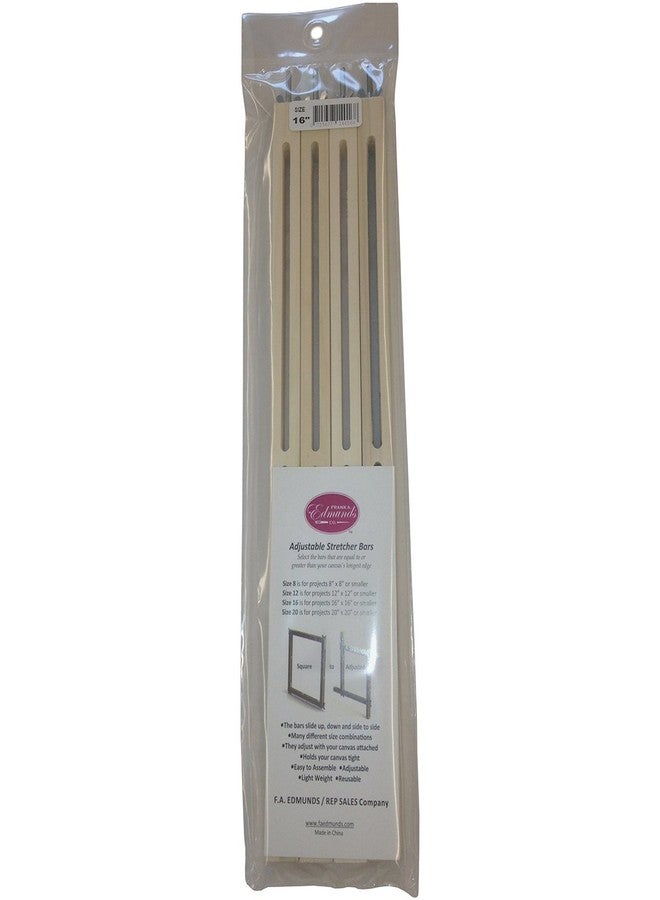 Edmunds Frank A. Edmunds 16-inch Adjustable Stretcher Bar Set,4016 - Image 1