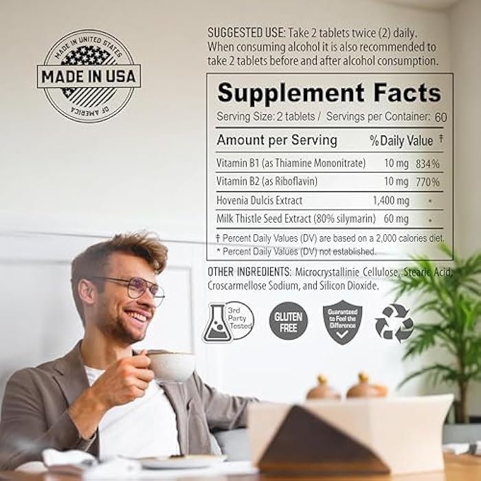 NANOWELL Hovenia-RX Milk Thistle - Liver Support Supplement with 80% Silymarin Milk Thistle Seed Extract - 120 Tablets, 30 Day Supply - Image 4
