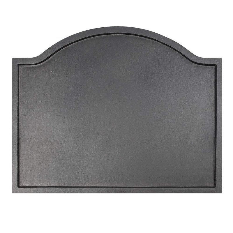 Minuteman International Minuteman International Plain Design Cast Iron Fireback LargeCFB09Black 