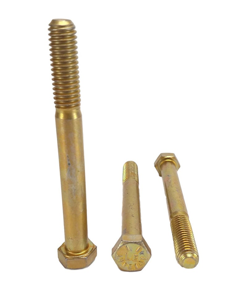 Chenango Supply 3/8-16 x 3-1/2" Hex Head Bolts, Grade 8 (3/4" to 4" Lengths in Listing) Hex Head Cap Screws (3/8-16x3-1/2 (25 pcs)) - Image 1