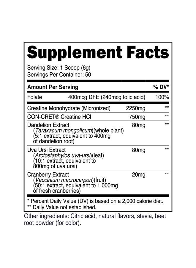 Nutricost مسحوق الكرياتين مونوهيدرات للنساء، ميكرونيزد، نكهة ليمون الفراولة، 50 حصة - نباتي، غير معدل وراثيًا، خالي من الغلوتين - Image 2