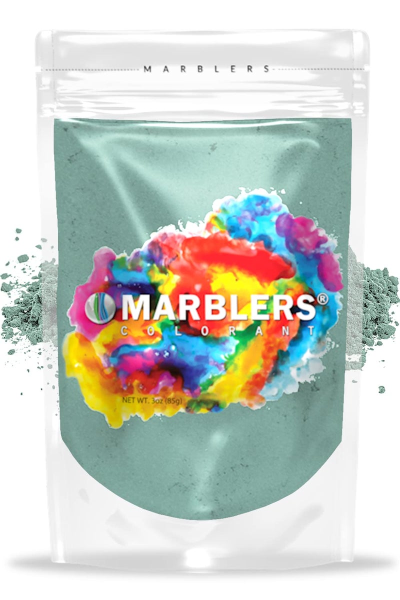 MARBLERS Green Mica Powder Eggshell Mint 3oz 85g Cosmetic Grade Epoxy Resin Pigment Dye NonToxic Vegan CrueltyFree Lip Gloss Nails Body Butter Bath Bomb Candle Soap Making