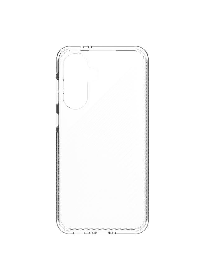 زاج جراب فاخر لهاتف Samsung Galaxy A26 5G - حماية من السقوط من ارتفاع 10 أقدام، صديق للبيئة، متوافق مع الشحن اللاسلكي، تصميم نحيف وخفيف الوزن، نمط متموج لقبضة آمنة، شفاف - Image 2