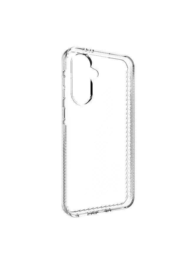 زاج جراب فاخر لهاتف Samsung Galaxy A26 5G - حماية من السقوط من ارتفاع 10 أقدام، صديق للبيئة، متوافق مع الشحن اللاسلكي، تصميم نحيف وخفيف الوزن، نمط متموج لقبضة آمنة، شفاف - Image 1