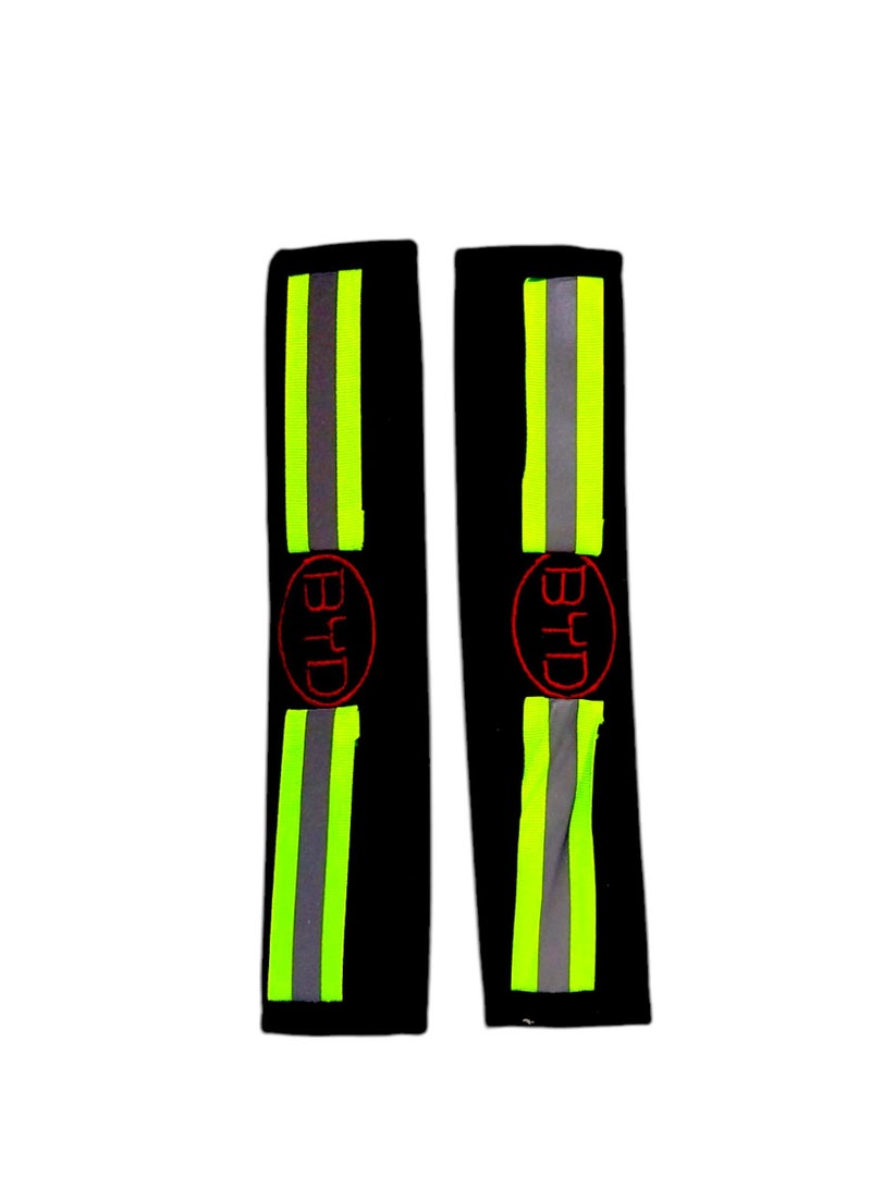 Phosphorescent seat belt decoration car logo on belt decoration - Image 1