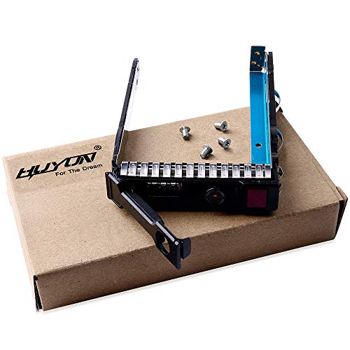 HUYUN 2.5" SAS SATA SFF SAS Drive Tray Caddy （651687-001 651699-001） Compatible for HP Gen8 ML350p DL360e DL320e DL380e SL270 s230 G8 G9 G10 - Image 1
