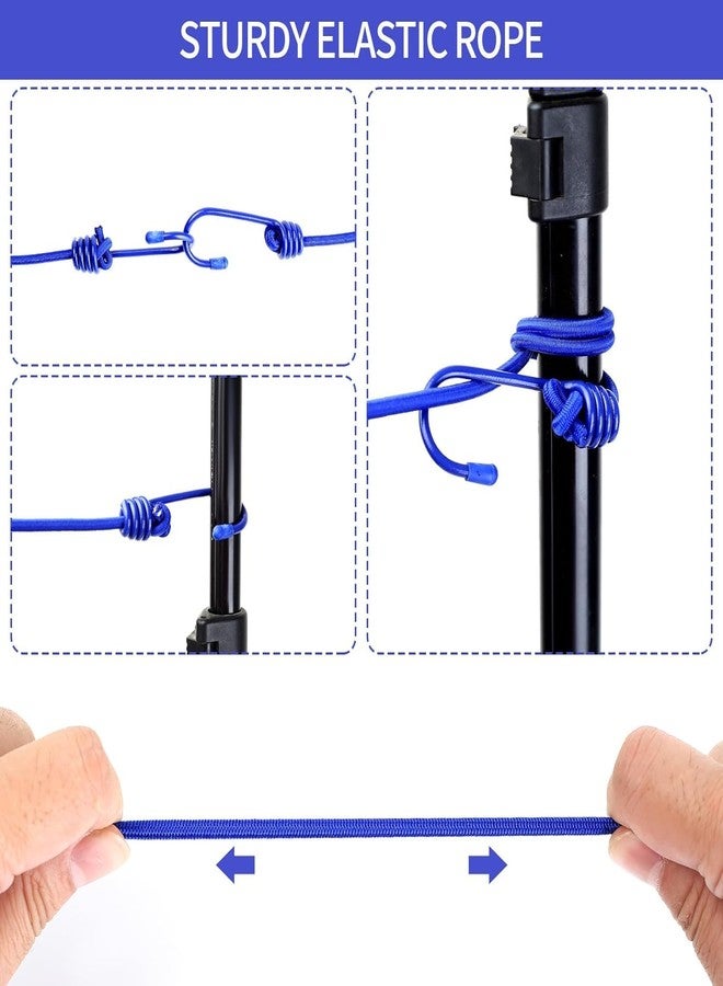 PRAMANTA Camping Travel Clothes Laundry Drying Clothesline Washing Line Adjustable Retractable Windproof Rope Clothes line with 12 Wire Clips (1Pcs) - Image 3