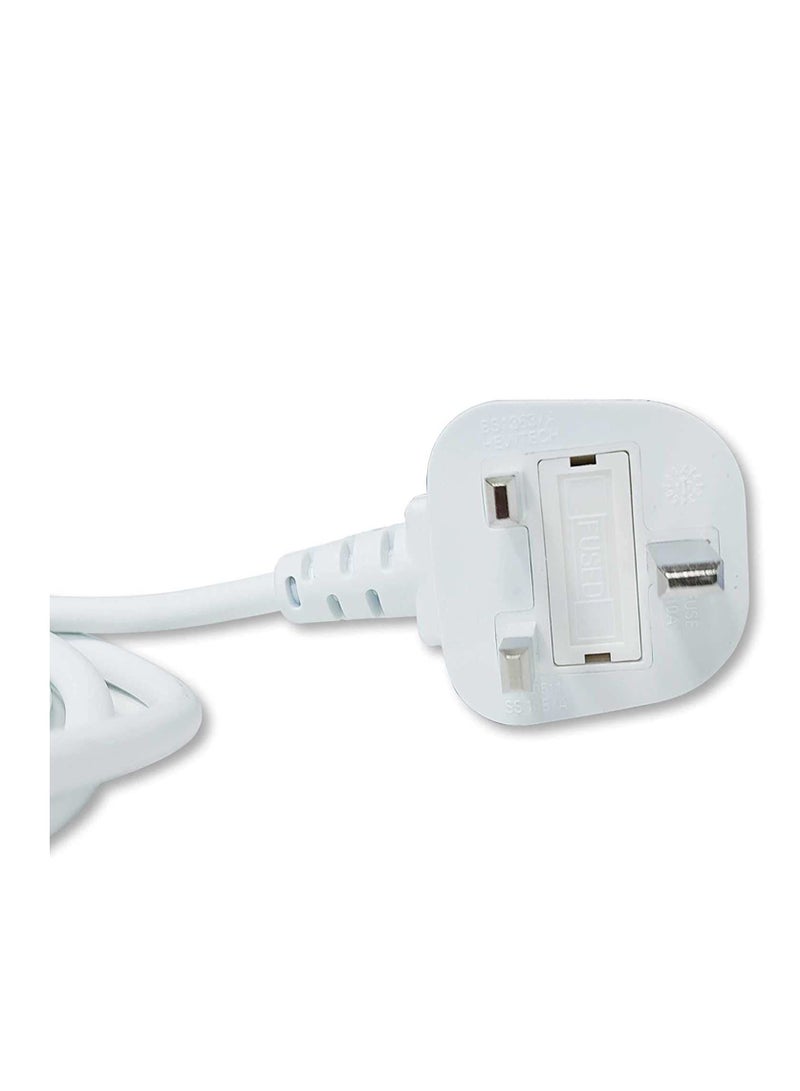 Power Cable UK Plug Cord Compatible for  iMac 17" 20" 21.5" 24" 27" G5 A1224 A1225  Replacement Part Genuine 6 feet Power Supply Wire Line  - Image 2