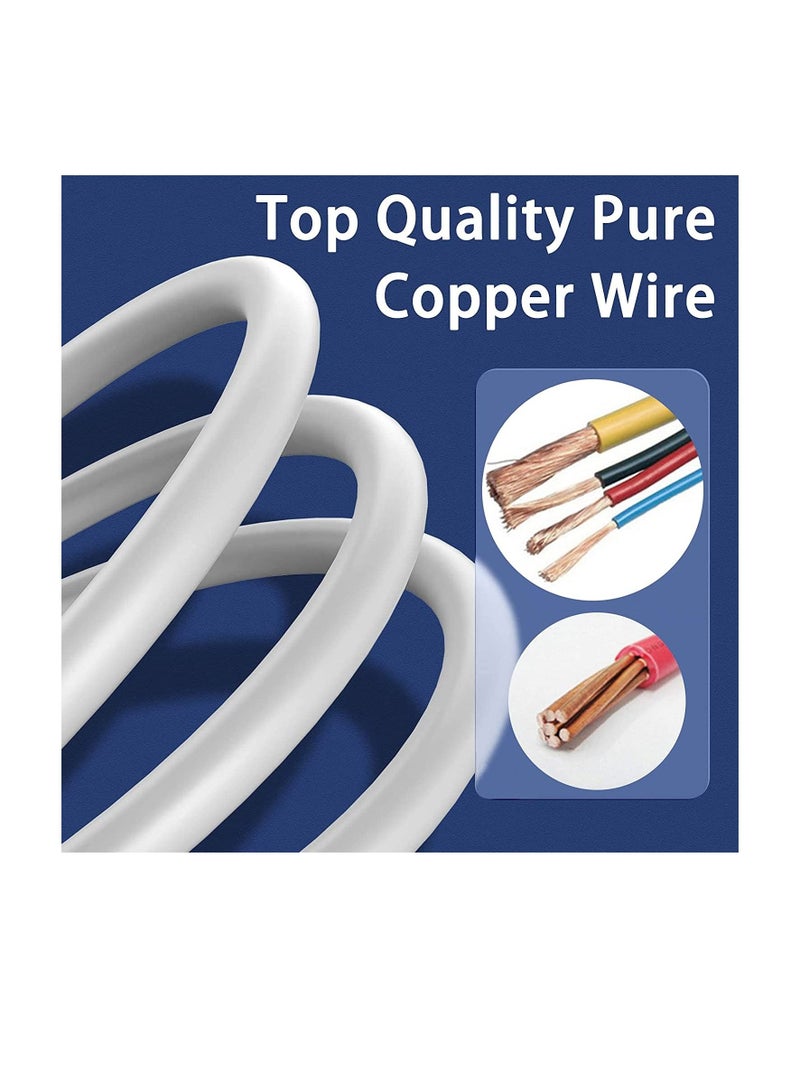 Power Cable UK Plug Cord Compatible for  iMac 17" 20" 21.5" 24" 27" G5 A1224 A1225  Replacement Part Genuine 6 feet Power Supply Wire Line  - Image 4