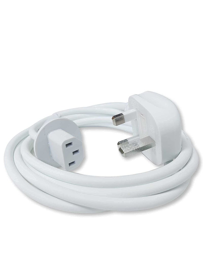 Power Cable UK Plug Cord Compatible for  iMac 17" 20" 21.5" 24" 27" G5 A1224 A1225  Replacement Part Genuine 6 feet Power Supply Wire Line  - Image 5