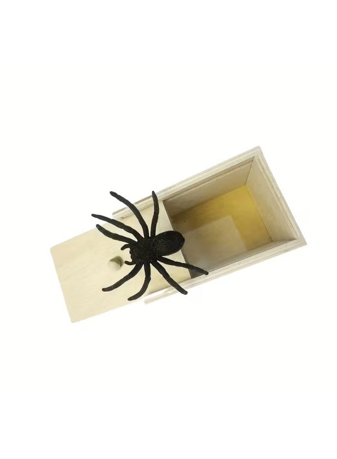 Goolsky Original Spider Prank Box, Fun Toy Box, Hilarious Gift Box and Prank Gift Practical Joke Toy, Scary Spider Box, Fake Insect Surprise, Surprise Your Family and Friends with This Fun Toy Spider Box - Handmade Creative Funny Gag - Image 3