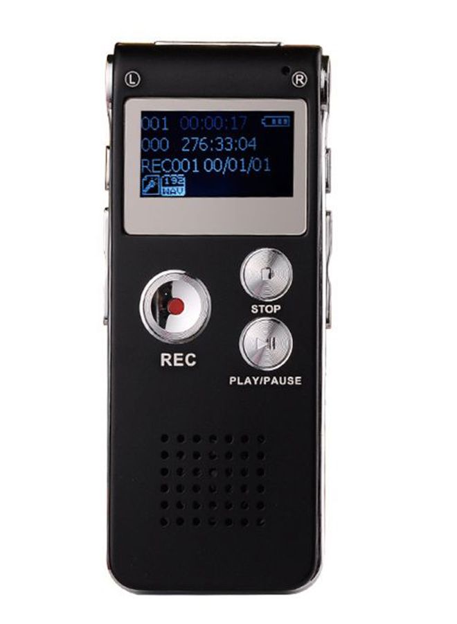 NIBEMINENT Digital Voice Recorder MP3 Player Disk Drive 415662_2 Black 