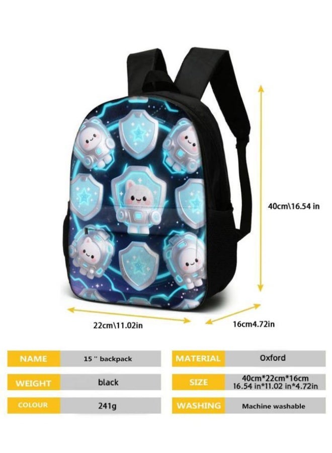 Bright Li Fire Unlock the new fashion of childish fun! Three-piece set of bags, cartoon elements for children and teenagers (students, children, friends' outings, mountain climbing, schooling, etc. can be used) - 101 - Image 5