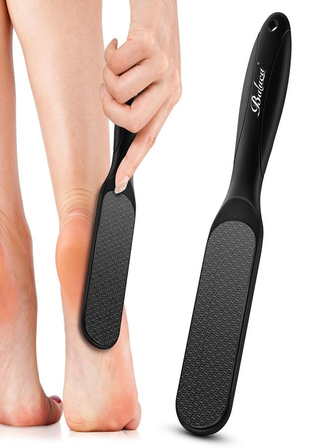 BALUCA Hard Skin Remover Nano Glass Foot File - Foot Callus Remover, Durable Foot Scrubber, Dead Skin Remover, Hygienic Pedicure Tool, Long Lasting Foot Buffer, Soft Smooth Feet, Black - Image 1