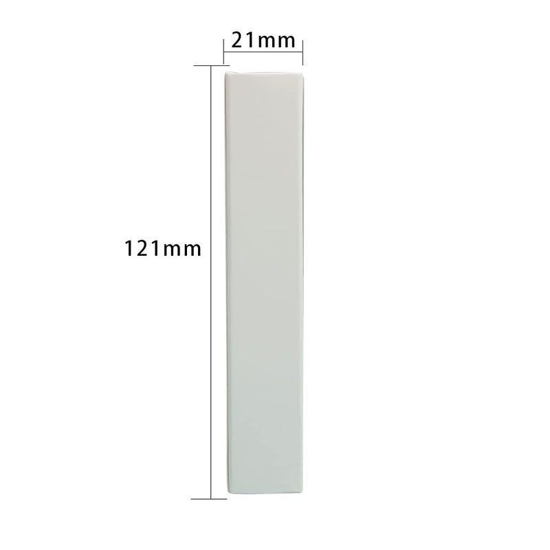 COSIDEA 50 PCS Empty White Lip Gloss Boxes W21 xW21 xH121mm / 0.83*0.83*4.76 inch, Cosmetic Perfume / Mascara Box Packaging for Small Business Wholesale, small Kraft Paper Box Luxury Holder Wrapping - Image 2