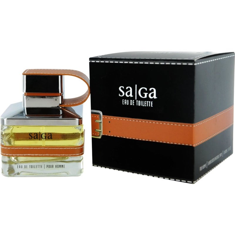 Emper Saga Eau de Toilette Spray for Men 34 Ounce