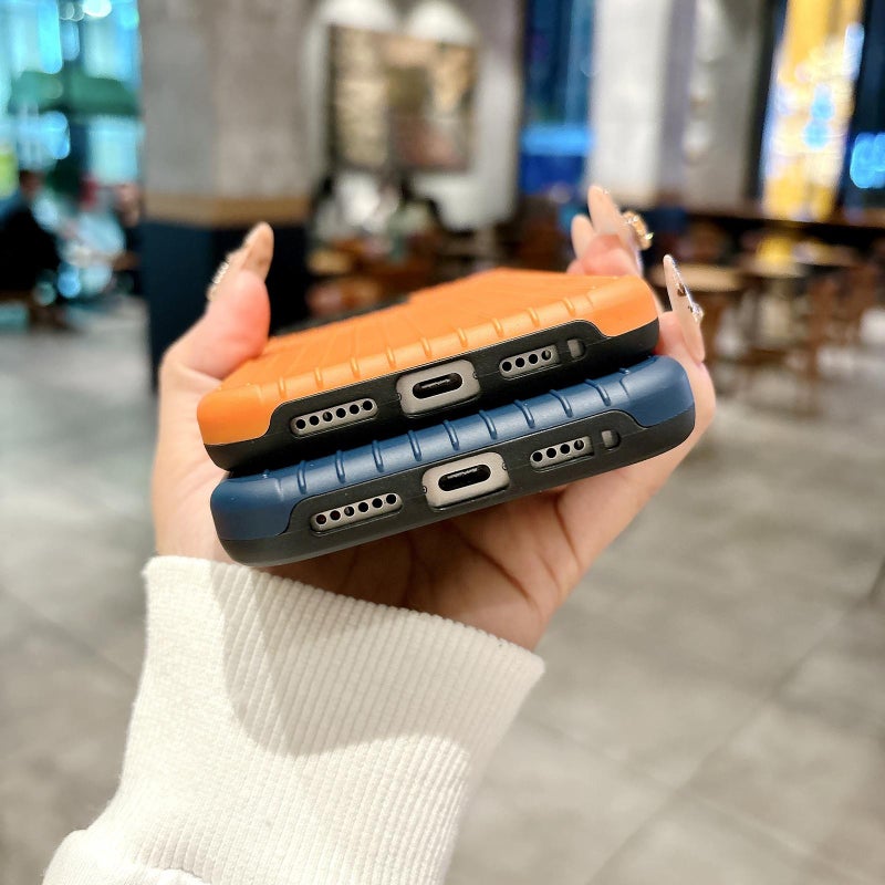 إيروريكس جراب هاتف MagSafe بتغطية كاملة بتصميم مستوحى من الأمتعة لهاتف iPhone 11 Pro (رمادي) - Image 5