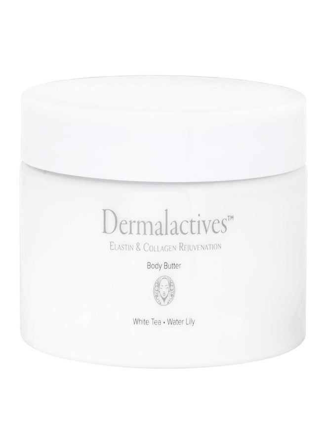 Dermalactives Replenishing & Nourishing Body Butter - All Natural Way To Provide Your Skin With a Protective Layer That Will Keep Your Skin Smooth, Soft and Healthy (White Tea - Water Lily) - Image 1