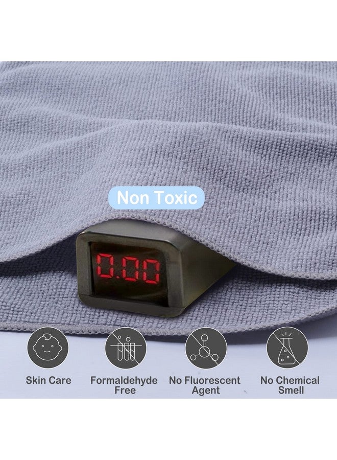 Viviland Baby Washcloths, 24Pack Baby Wash Cloths for Newborn, Baby Towels and Infant Bath Face Washcloths for Boys Girls Super Soft Absorbent, Gentle on Sensitive Skin Body, 9x9 Blue Elephant - Image 4