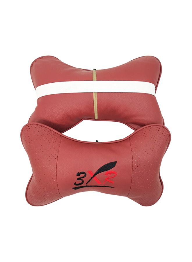 3 اكس ار قطعتان من مسند الرأس لمقعد السيارة ودعم مسند الرأس - Image 2