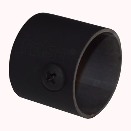FAST CB45S Black Heavy Stainless Steel Curtain Rod End Cap Bracket Or Finilas for Door and Window 1 Inch Curtain Rod Accessories (6) - Image 3