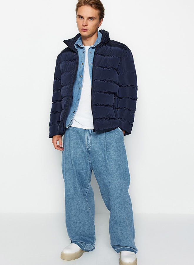 trendyol Winter Jacket - Dark blue - Puffer  - Image 4