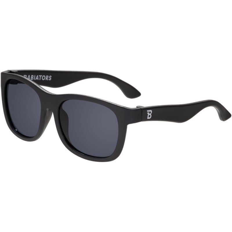 Babiators Baby Navigators - Original Jet Black Kid's Sunglasses | UV Protection, Ages 0-1 | Babies & Toddlers | UV Protection, Durable, Bendable, and Baby Proof - Image 1