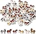 Haooryx Horse Pencil Eraser Bulk 60Pcs HorseShaped Mini Animal Rubber Erasers Smudge Free 3D Desk Pet Offcie Stuff School Supplies Birthday Party Favor Gift Filling Easter Egg Goodie Bag Writing - Image 3