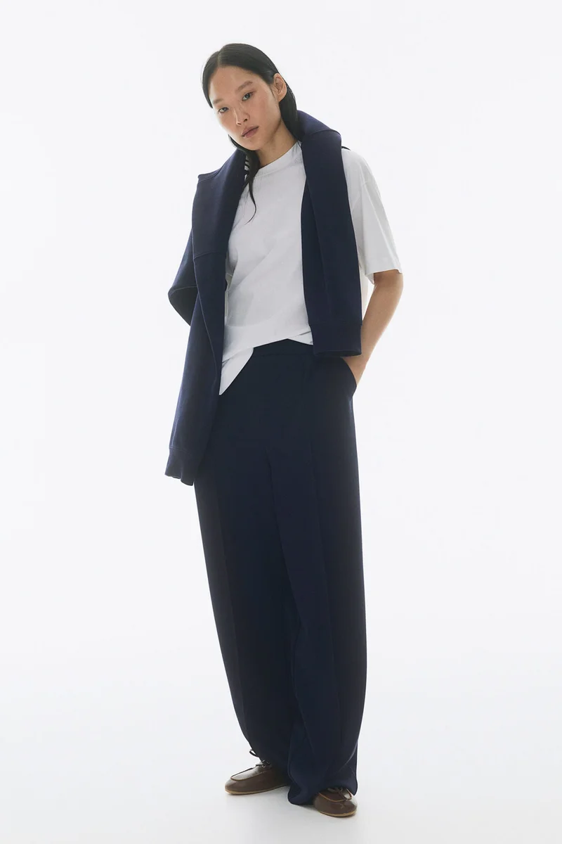 H&M High-waisted tailored trousers