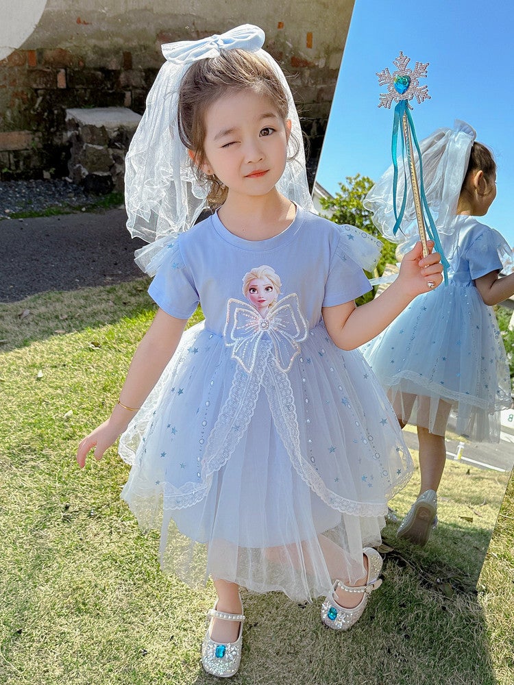 Girls Aisha Princess Dress Style Summer Girl Stylish Dress Children Aisha Dress Women - Image 5