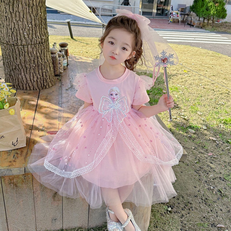 Girls Aisha Princess Dress Style Summer Girl Stylish Dress Children Aisha Dress Women - Image 1