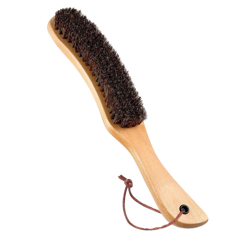 Qixiang CB Felt Hat BrushFelt Hat Cleaner Horse Hair Cowboy Hat Brush Cleaning Kit Hat BrushCowboy Hat Cleaner Easily Removes Dust Fuzz and Lint for Shoes HatsClothesBaseball Caps - Image 3