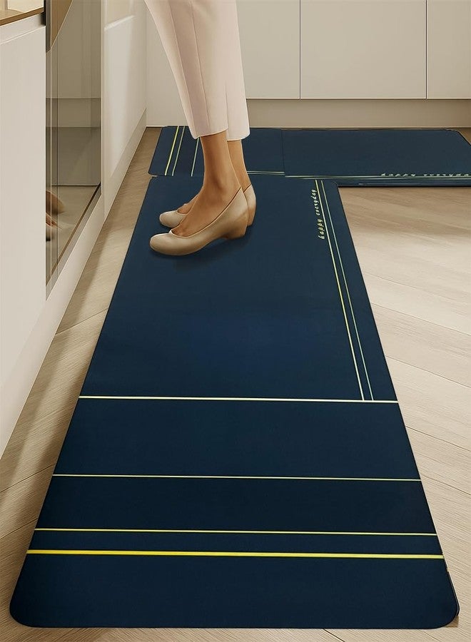 SUPERSTUD Kitchen Mats for Floor Anti Slip-2 Pcs || Kitchen Accessories Items for Home || Floor mats for Kitchen Washable || Rugs Waterproof Standing Runner (120 * 40cm + 40 * 60cm) - Image 1