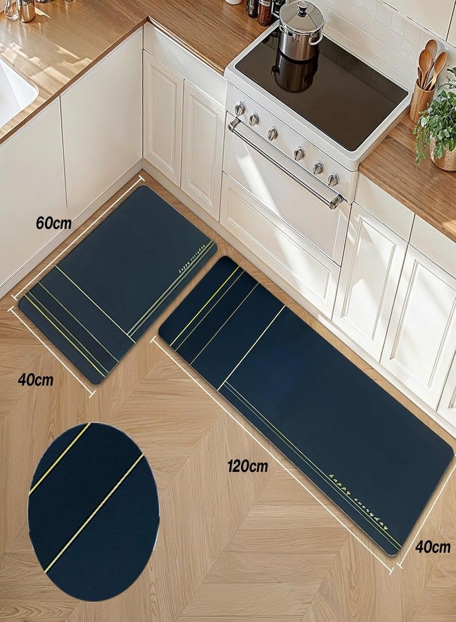SUPERSTUD Kitchen Mats for Floor Anti Slip-2 Pcs || Kitchen Accessories Items for Home || Floor mats for Kitchen Washable || Rugs Waterproof Standing Runner (120 * 40cm + 40 * 60cm) - Image 3