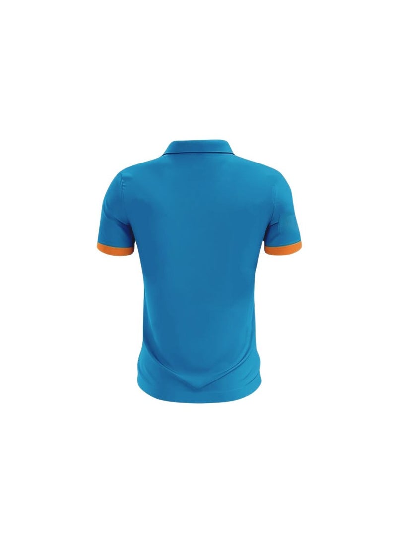 PRINTSHOP4ME India Unisex Blue Jersey T-Shirt–Dry-Fit Fabric,Breathable&Lightweight Sportswear For Cricket Fans,Outdoor Activities&Everyday Wear  - Image 2