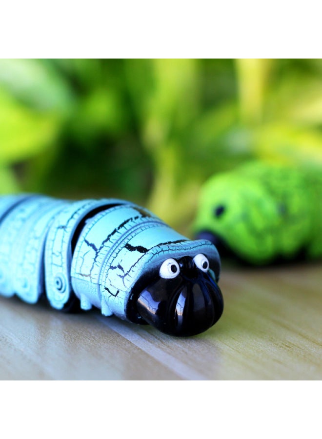 Shake The Same Simulation Induction Remote Control Imitation Caterpillar Electric Pet Simulation Trick Toy A Generation Of Hair-Color:9910 Yellow Remote Control Section - Image 4