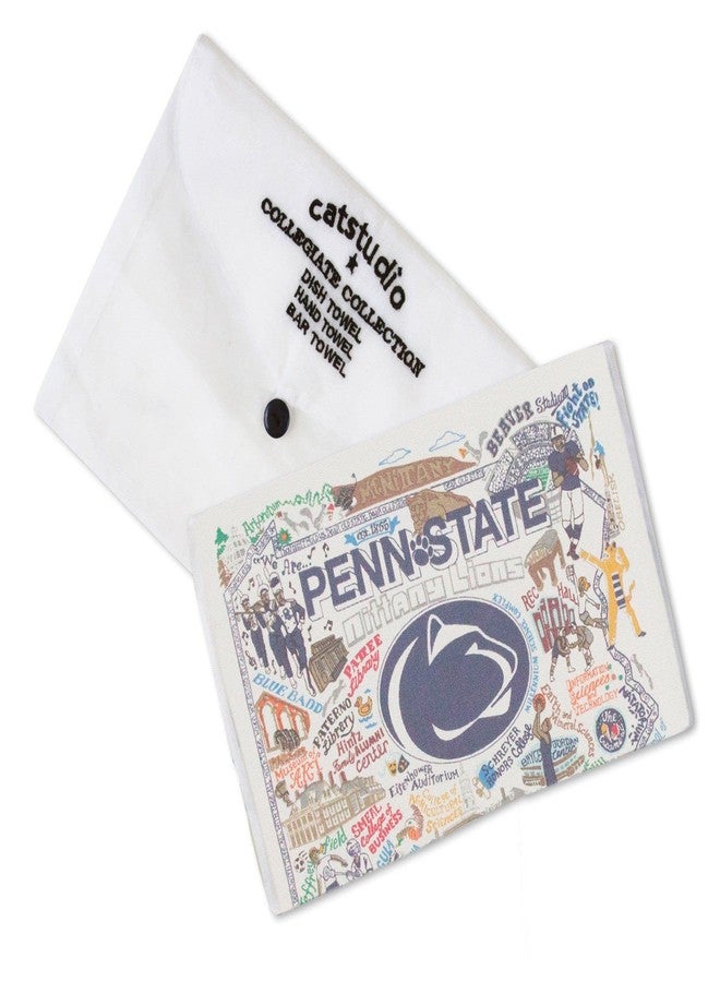 Catstudio Dish Towel, Penn State University Nittany Lions Hand Towel - Collegiate Kitchen and Tea Towels for Penn State Fans - Perfect Graduation Gift, Gift for Students, Parents and Alums - Image 2