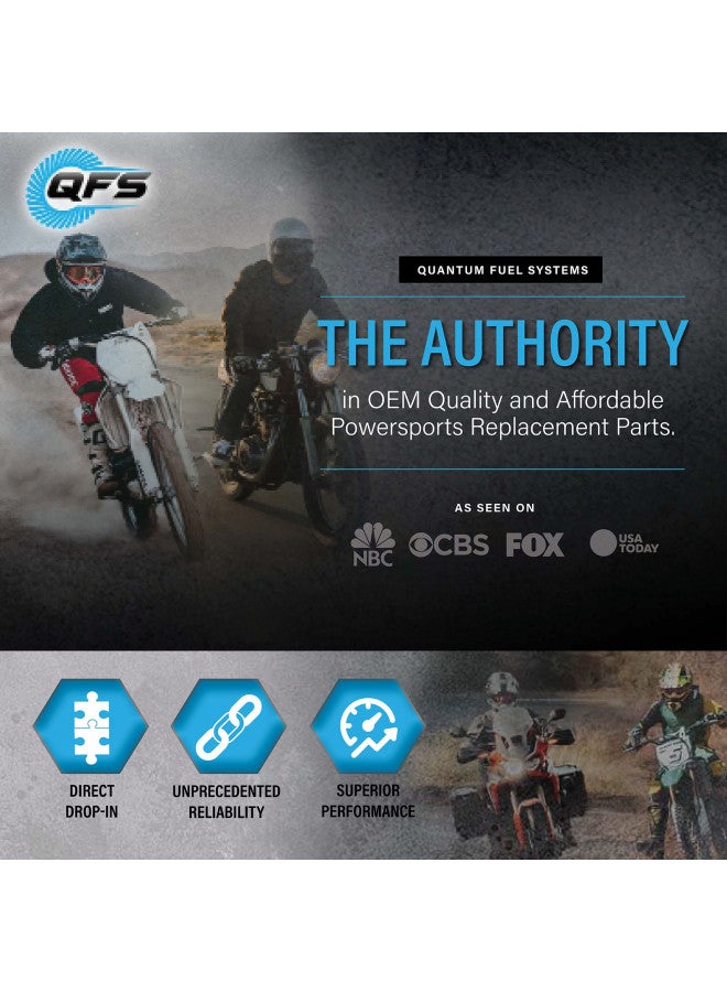 HFP QFS oem In-Tank Fuel Pump Replacement for Harley Davidson Low Rider, Street Bob, Switchback, Wide Glide, Dyna, FLD FXDB FXDL FXDSE2 FXDWG, 2004-2017, oem 61016-04B - Image 1