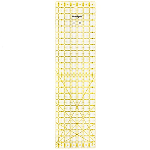 Omnigrid R6524 Ultimate Accuracy Ruler, 6-½" x 24" - Image 1