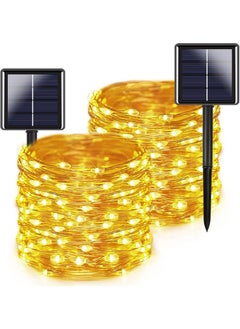 Y&D 2 Piece Outdoor Waterproof Courtyard Decoration Led Solar 12 M String Light  - Image 1