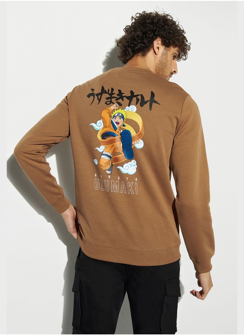 SP Characters - Naruto Uzumaki Print Sweatshirt - Image 1