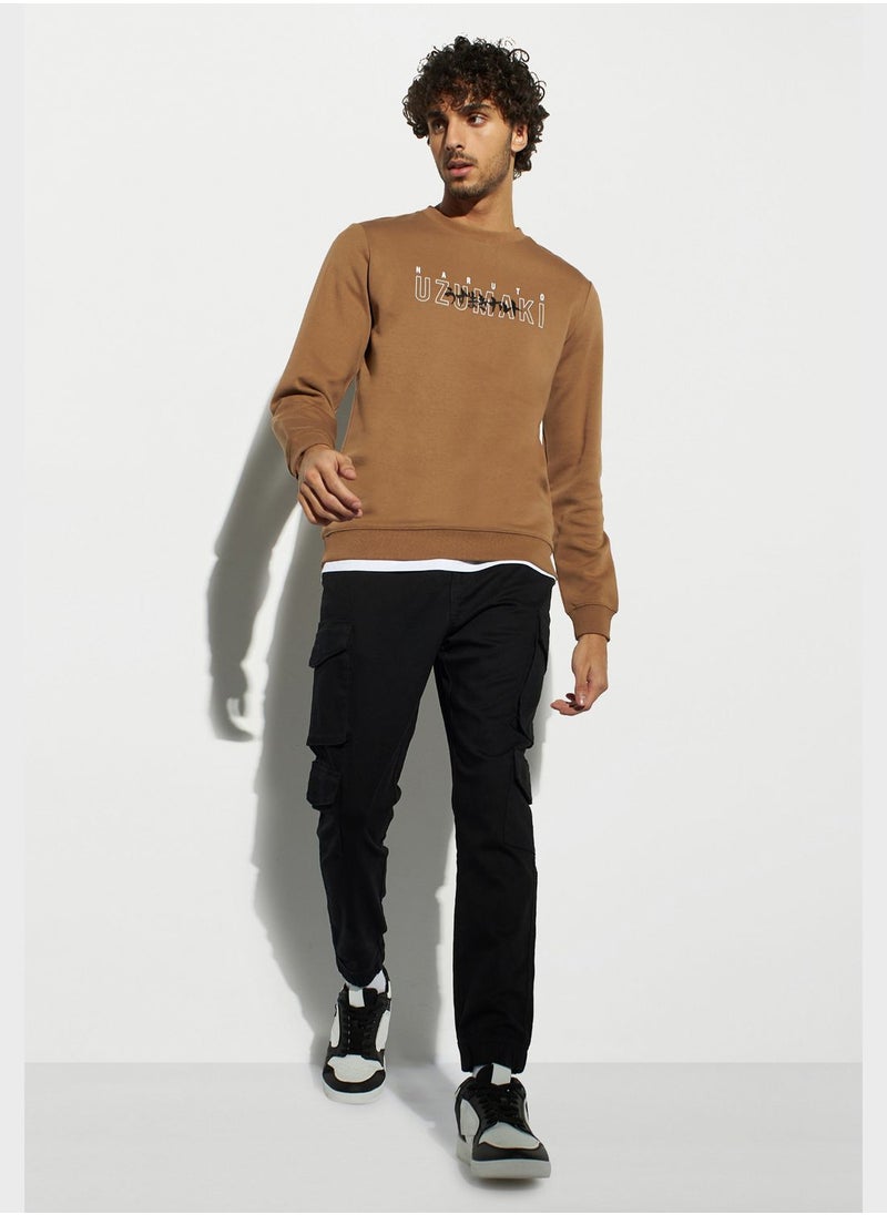 SP Characters - Naruto Uzumaki Print Sweatshirt - Image 1